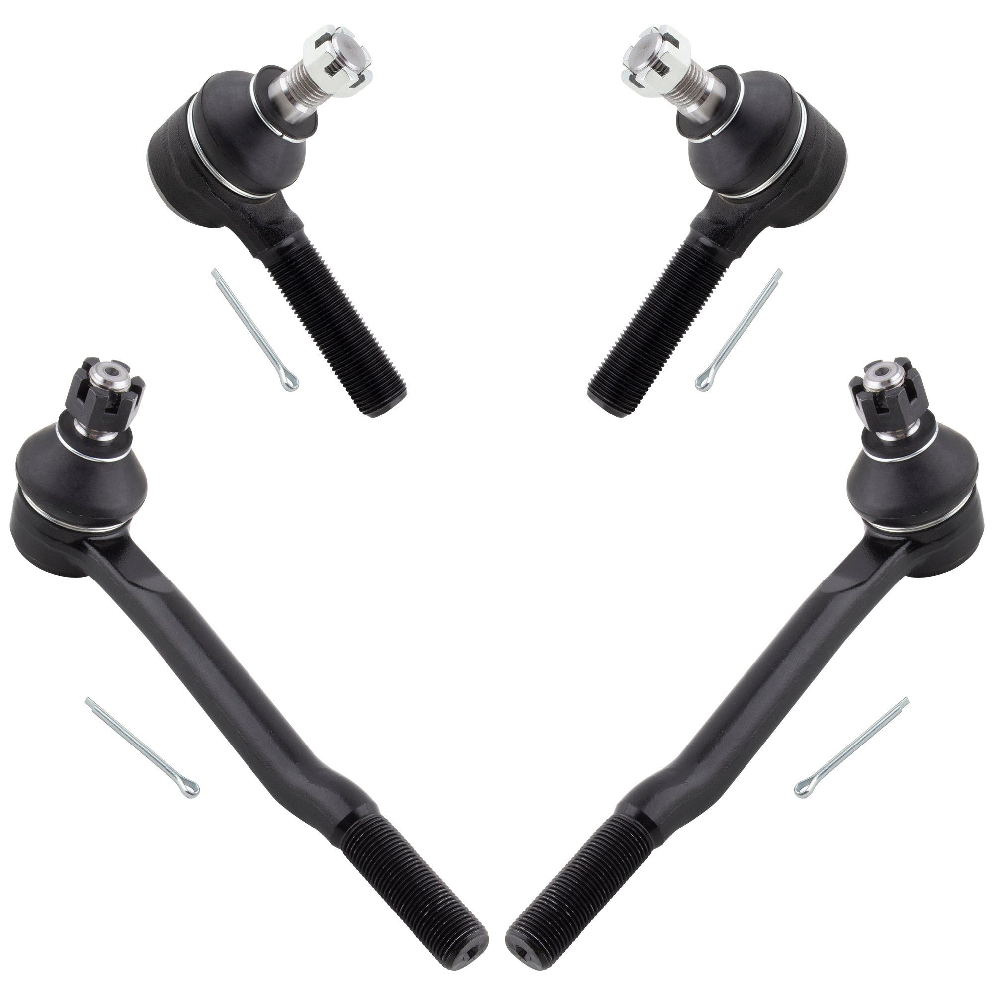 BOXI 4pc Front Inner Outer Tie Rod Ends Fit for Toyota 4Runner 1992-1995