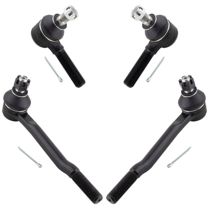 BOXI 4pc Front Inner Outer Tie Rod Ends Fit for Toyota 4Runner 1992-1995
