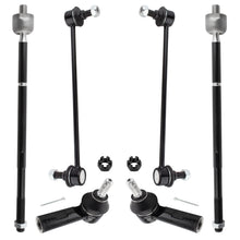 BOXI 6pc Front Tie Rod Ends + Sway Bars Fit for Pontiac Vibe 2003-2008