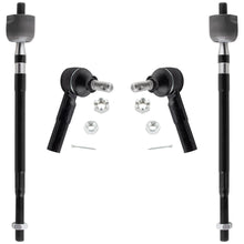 BOXI 4pc Front Inner & Outer Tie Rods Fit for Toyota Paseo 1992-1998