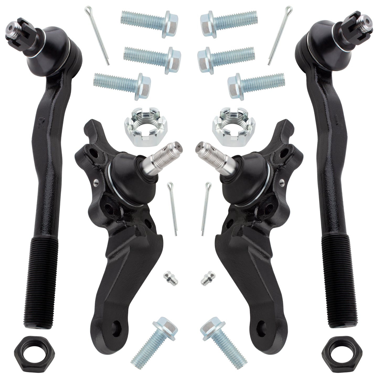 BOXI ES3548 ES3547 K90262 K90263 Front Ball Joints Tie Rod Ends Fit for Toyota 4Runner 1996-2002