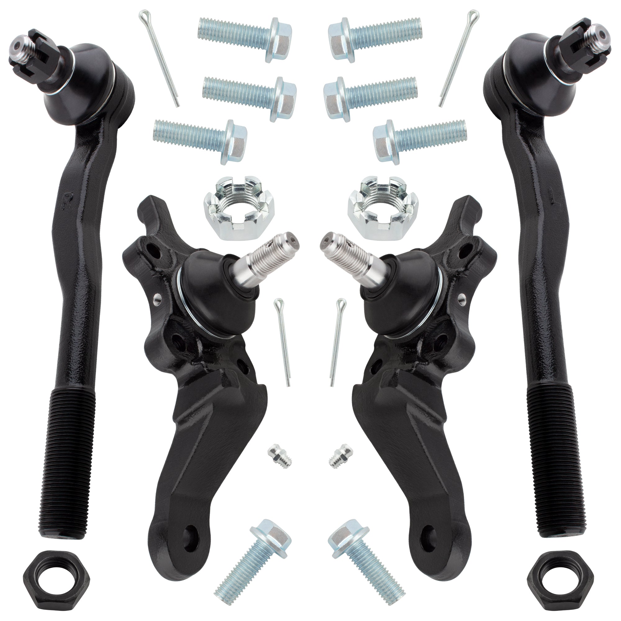 BOXI ES3548 ES3547 K90262 K90263 Front Ball Joints Tie Rod Ends Fit for Toyota 4Runner 1996-2002