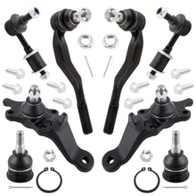 BOXI 8pc Front Upper Lower Ball Joints Outer Tie Rods Sway Bars Fit for Toyota Tacoma 1995-1997 4WD