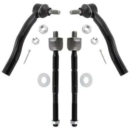 BOXI EV449 ES3600 ES3601 Front Inner & Outer Tie Rods Fit for Toyota Highlander 2001 2002 2003