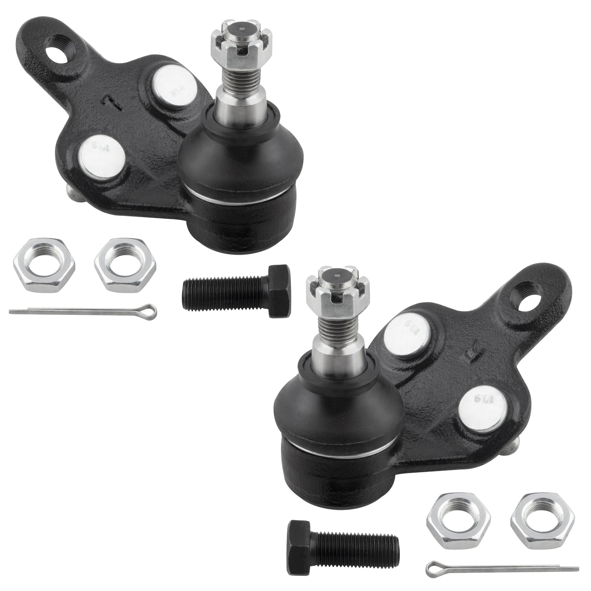 BOXI 6pc Front Lower Ball Joints + Sway Bar Links + Outer Tie Rods Kit Fits for Toyota Sienna — product photo 4