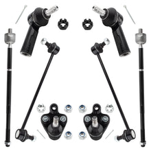 BOXI 8pc Front Ball Joints Sway Bars Tie Rods Fit for Pontiac Vibe 2003-2008 FWD