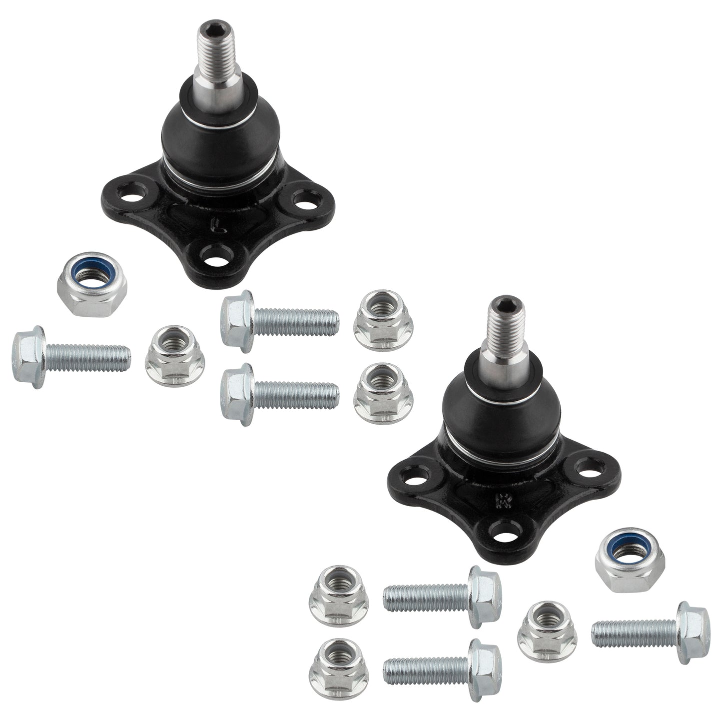 BOXI (Set of 6) Front Lower Ball Joints + Inner Outer Tie Rods Fit for Volkswagen Beetle 1998-2010 — product photo 4