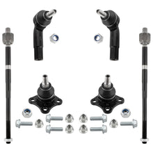 BOXI (Set of 6) Front Inner Outer Tie Rods + Lower Ball Joints Fit for Volkswagen Beetle 1998-2010