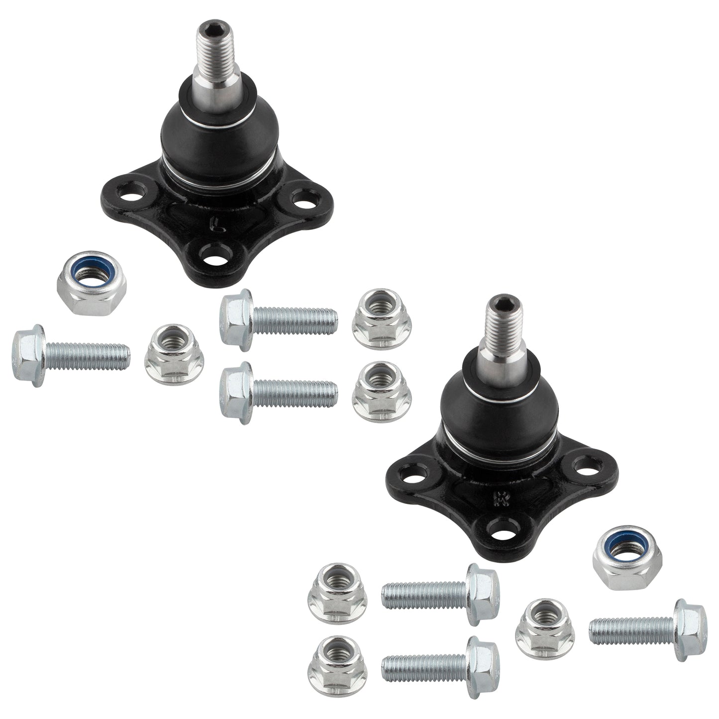 BOXI (8pc Set) Front Tie Rods + Lower Ball Joints + Sway Bar Links Fit for Volkswagen Beetle — product photo 4