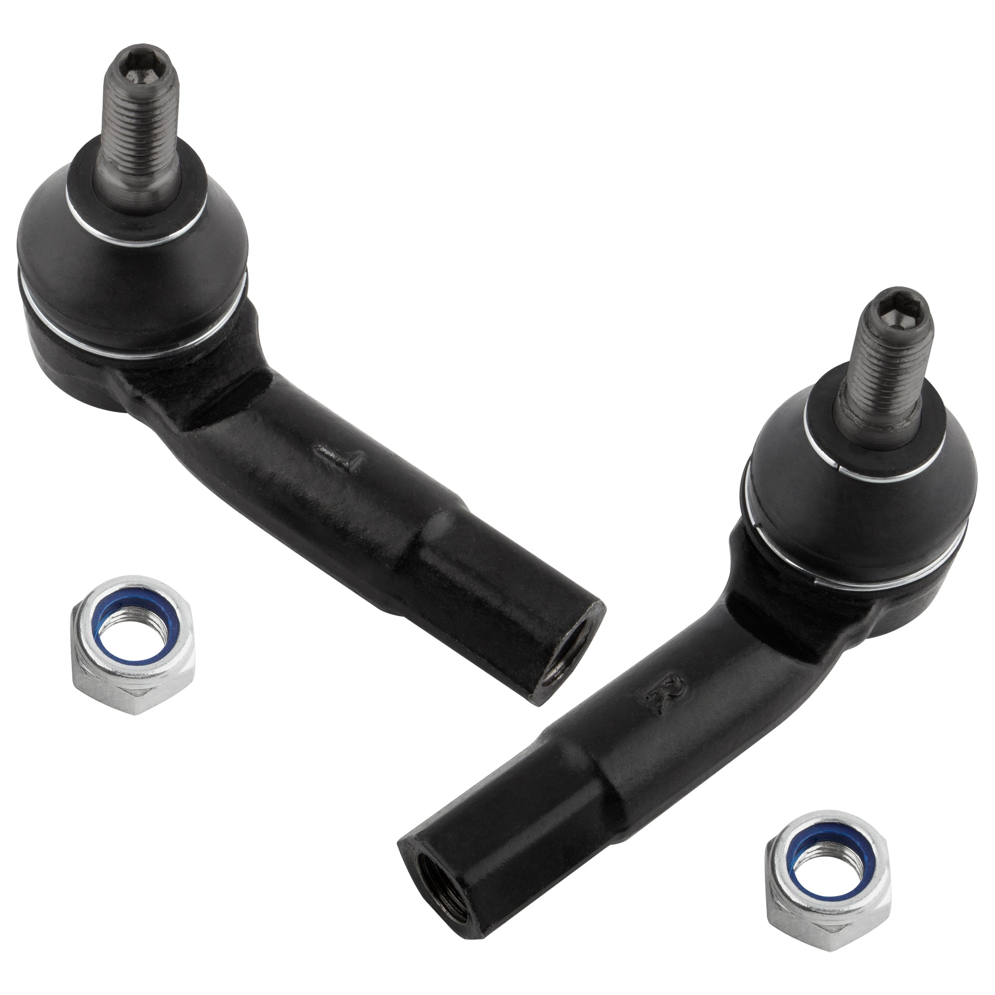 BOXI 2pcs Front Outer Tie Rod End Links Fit for Volkswagen Beetle 1998-2010