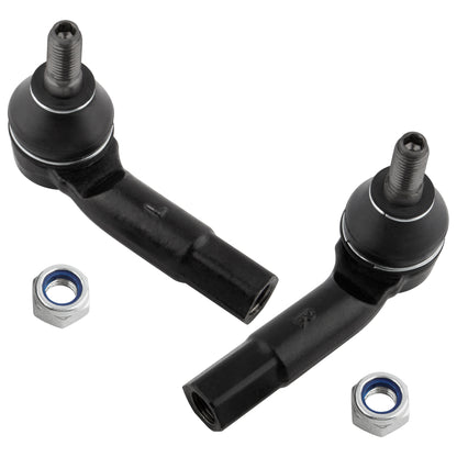 BOXI 2pcs Front Outer Tie Rod End Links Fit for Volkswagen Beetle 1998-2010