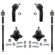 BOXI (Set of 6) Front Inner Outer Tie Rods + Lower Ball Joints Fit for Volkswagen Beetle 1998-2010