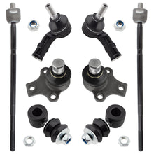 BOXI 8pc Front Lower Ball Joints Sway Bars Tierods Fit for Volkswagen Cabrio 1999