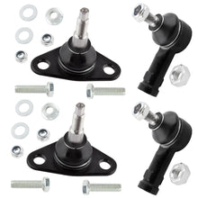 BOXI 4pcs Front Outer Tie Rods Lower Ball Joints Fit for Volvo 740 1985 1986 1987 1988 1989 1990
