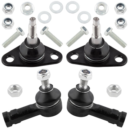BOXI 4pcs Front Outer Tie Rods Lower Ball Joints Fit for Volvo 740 1985 1986 1987 1988 1989 1990 — product photo 3