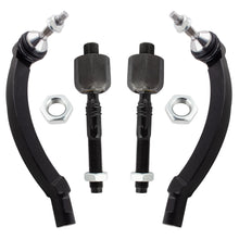 BOXI (Set of 4) ES80981 ES80982 EV800283 Front Inner Outer Tie Rods Fit for Volvo S60 2001-2009