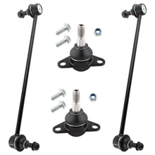 BOXI 4pc Front Lower Ball Joints + Sway Bar Links Kit Fits Front Driver and Passenger Sides