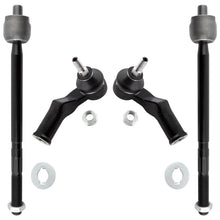 BOXI 4pc Front Inner Tie rod & Outer Tie Rod Kit Fits for Volvo C30 2008-2013