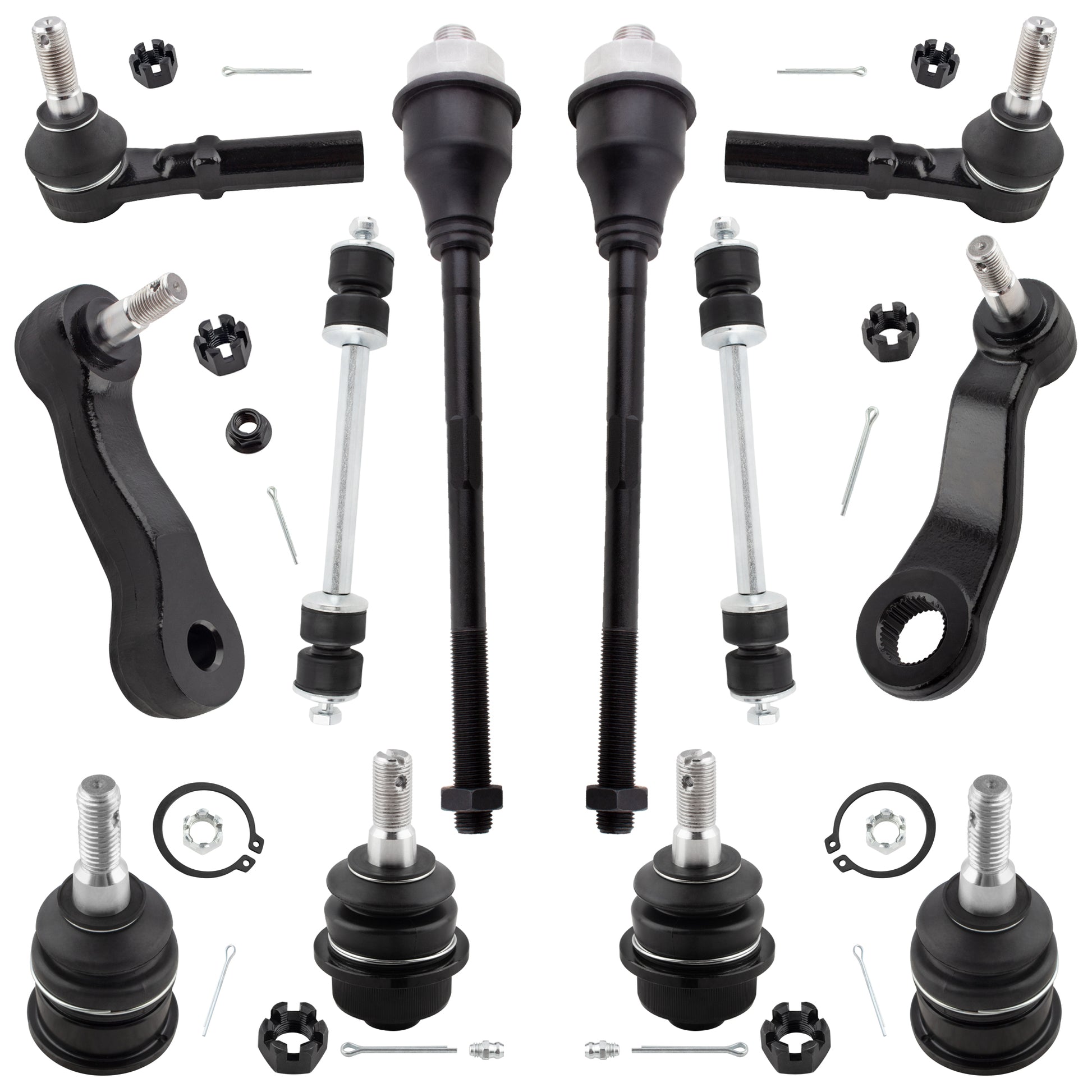 BOXI 14pc Complete Front Suspension Kit Fits for Chevrolet for GMC C1500 Suburban C2500 Tahoe Yukon