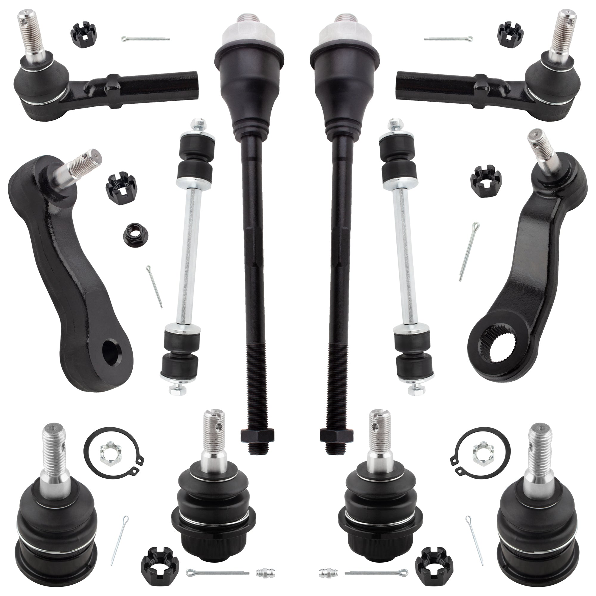 BOXI 14pc Complete Front Suspension Kit Fits for Chevrolet for GMC C1500 Suburban C2500 Tahoe Yukon